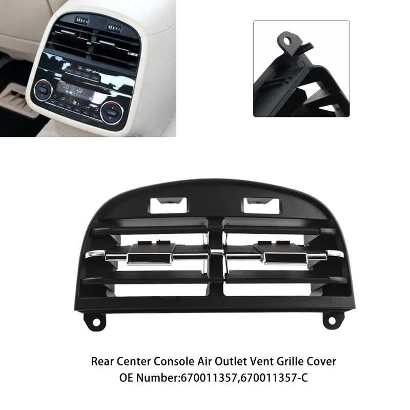 Rear Center Console Air Outlet Vent Cover For Maserati Quattroporte 2013-2020