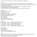 Carburetor Carb 21100-11190 For Toyota Corolla Tercel 2E 1985-1999