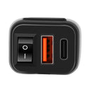 Motorcycle USB Super Fast Charging Handlebar Holder PD+QC3.0 Tpye-C Mobile Phone