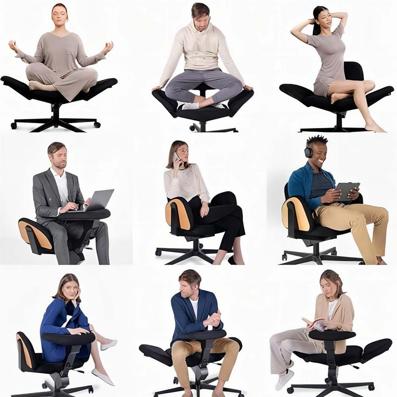 Multifunctional Creativity Chair Meditation Chair  ADHD Chair Cross Legged Office Home Transformable and movable chair Suitable for lazy people and those who need to change their sitting posture