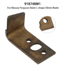 Fits For Massey Ferguson Baler L-shape 918748M1 50mm Twine Knotter Knife Blade