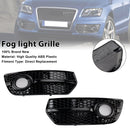 2PCS Front Bumper Grill Fog Light Lamp Covers Fit Audi Q5 2009-2012