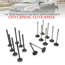 16PCS Exhaust Intake Valve Kit For Scion Toyota L4 1.8L DOHC 2ZR-FE 2008-2015