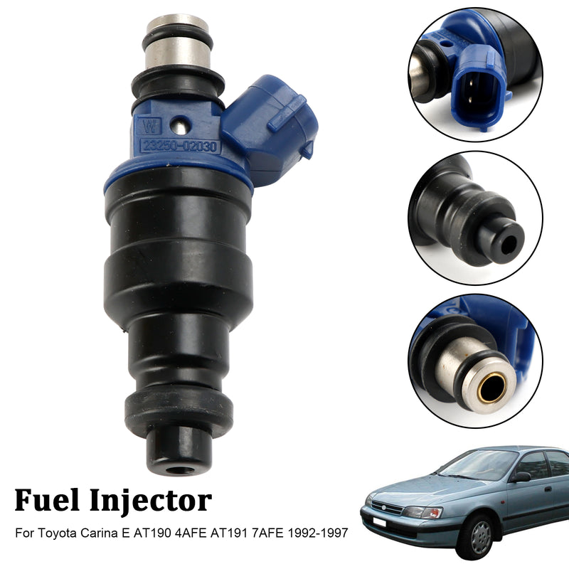 1PCS Fuel Injector 23250-02030 Fit Toyota Carina 1992-1997 23209-02030