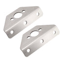 2 PCS Windshield Wiper Repair Stainless Steel Brackets for Peterbilt 379 388 389