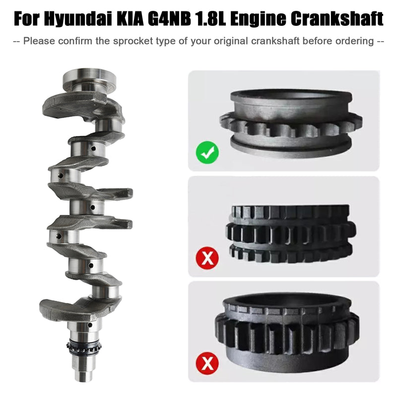 G4NB 1.8L Engine Crankshaft & Connecting Rods for Hyundai Elantra KIA Forte K4
