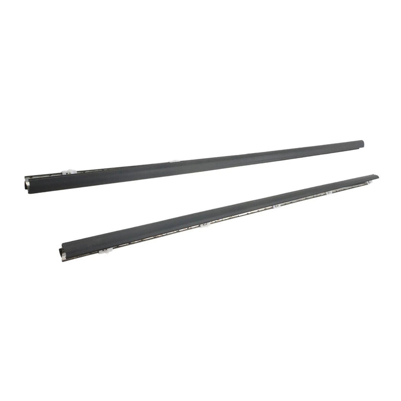 2PCS L&R Side Door Window Belt Trim Molding For Honda Civic EG6 EG4 3D 1992-1995