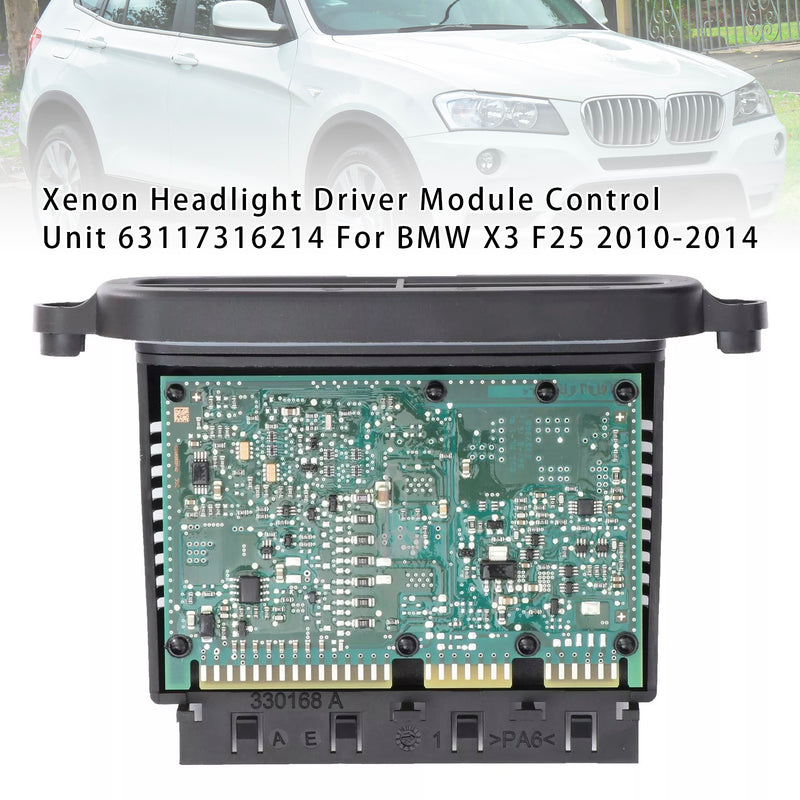 Xenon Headlight Driver Module Control Unit 63117316214 For BMW X3 F25 2010-2014