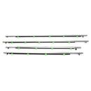 4x Car Window Moulding Trim Weatherstrips Seal Fits For Honda CR-V CRV 2007-2011