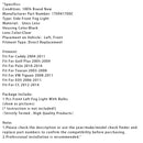 1 Pcs Front Left Fog Light  For Volkswagen Caddy 2004-2011 Touran 2003-2008