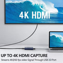 HDMI Acquisition Card 4K Video Live Broadcast PS4 Gaming Set-tTop Box Recording