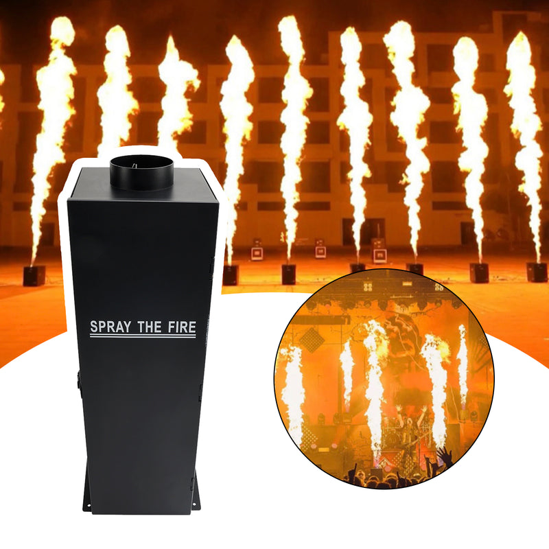 200W Flame Spraying Projector DMX DJ Stage Fire Effect Aerosol Flame Machine