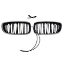 2013-2019 Fit BMW 3 Series F34 GT Dual Slat Front Bumper Grille Gloss Black