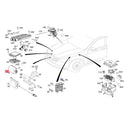 Front Radar Sensor ACC Distance Sensor For C-CLASS S205 A2059005918 A2059009910