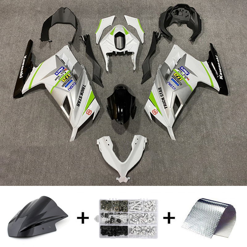 Amotopart Kawasaki EX300/Ninja300 2013-2017 Fairing Kit Bodywork Plastic ABS