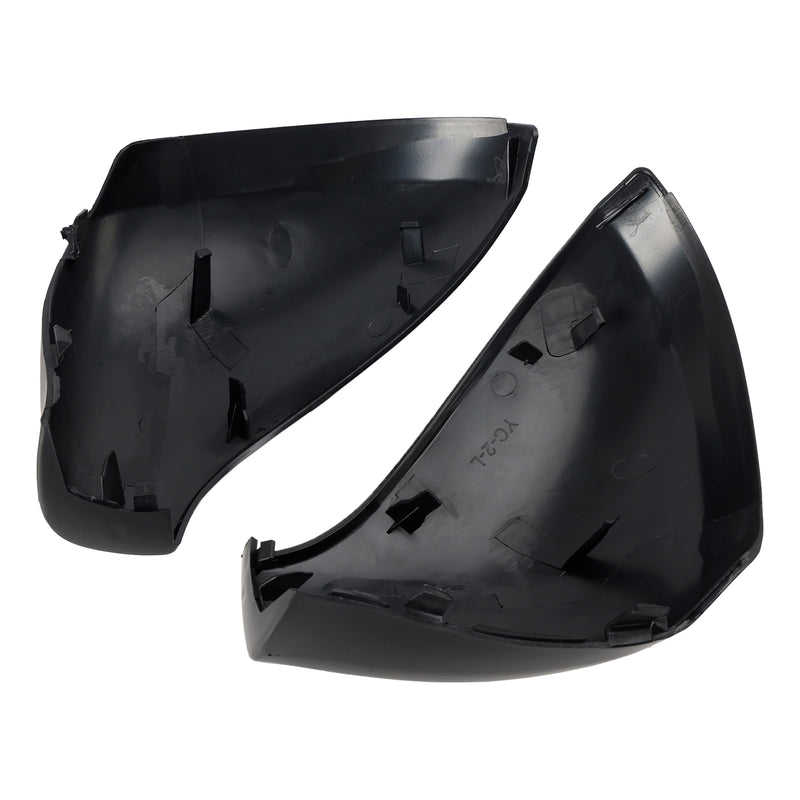 Side Mirror Covers Rearview Housing Matte Black for Peugeot 207 Hatchback
