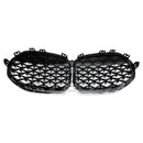 Front Kidney Grille Grill For BMW 1 Series F40 19-23 Silver Diamond Style