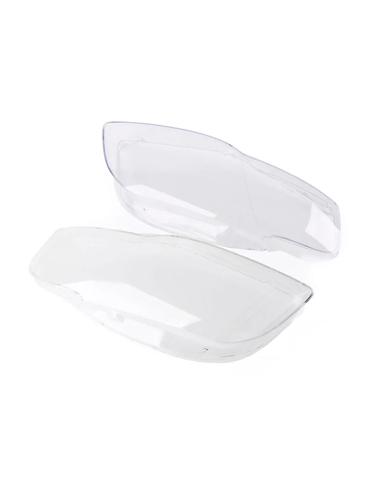 2PCS Front Headlight Glass Clear Cover For Audi A4 B7 8E 2005-2008