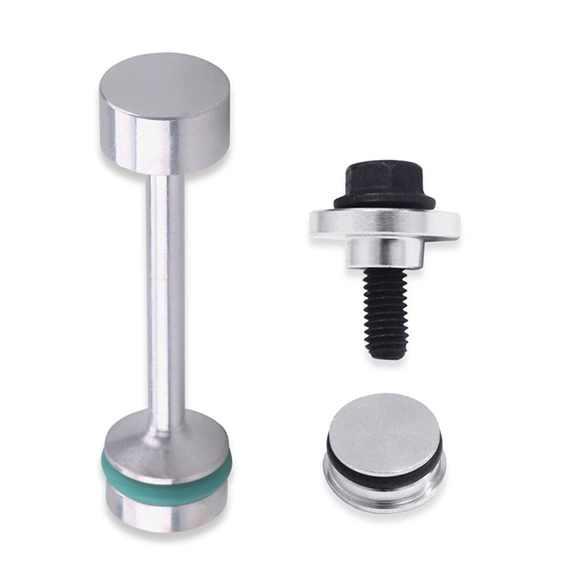 Oil Diverter Barbell & Oil Tube Hold Down& Front Gallery Plug for GM LS