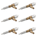 6PS Fuel Injectors 2645A749 Fit Caterpillar Perkins C6.6 Fit CAT 320-0690