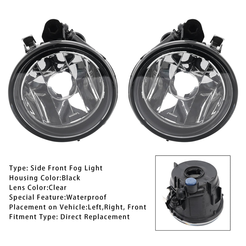 Pair Front Fog Light Lamps Without Bulbs For  BMW X3 X4 X5 X6 63177238787