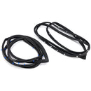 2Pcs Left+Right Front Door Weatherstrip For Toyota Land Cruiser 70 Series 67861-60020