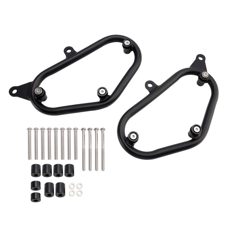 Luggage Rack Side Saddle Bag Mount Bracket For Kawasaki Eliminator 500 2024-2025
