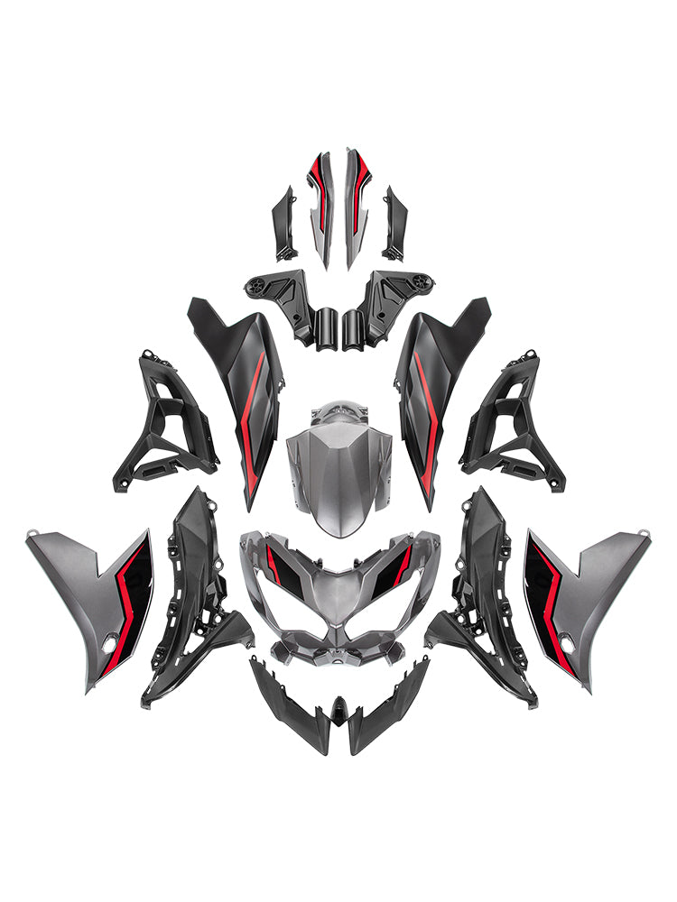 Injection ABS Bodywork Fairing Kit For Kawasaki VERSYS 650 KLE 2022-2024 04#