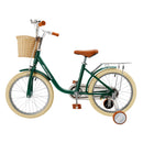 18 inches Kid's Bike Child Bicycle for Ages 7-9 Years Boys and Girls with Basket