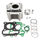 Cylinder Piston Kit 50cc For Peugeot 50 Kisbee Speedfight 3 4 Vivacity Tweet 4T