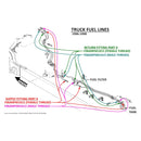 6AN Male Flare Supply Feed Fuel Line Adapter Fitting to Female M16-1.5