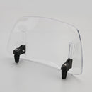 Universal Adjustable Windshield Clip On Wind Screen Deflector Extension Spoiler