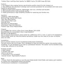 Carbon Fiber Look Rear Boot Spoiler For BMW 4 Series F36 4DR Coupe M4 Style