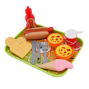 Egg Tart Waffles Ice Cream Drink Play Food Kitchen Set Children Toy Set For Kid