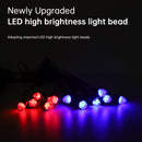 6Pcs Front Grille LED Flashing Lighting Bullet Head Appearance For Universal Car