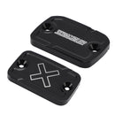 Black Brake Clutch Fluid Tank Caps For Ducati DesertX Scrambler 800 1100 2015+