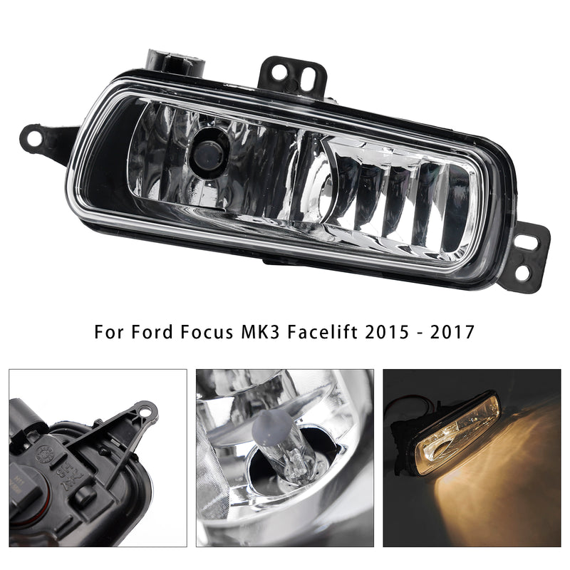 1 Pcs Front Left Fog Light Lamps With Bulbs For Ford Transit MK8 V363 2014-2023