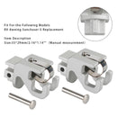 2PCS Alminum RV Rafter Claw Satin Hardware For Dometic SUNCHASER II Awning