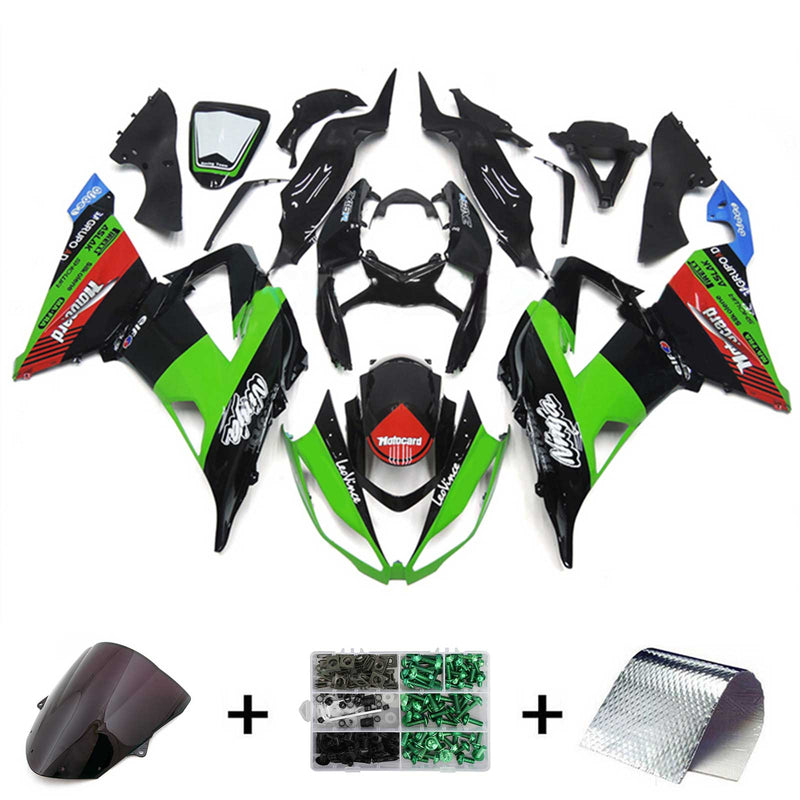 Amotopart Kawasaki ZX6R 636 2013-2018 Fairing Kit Bodywork Plastic ABS