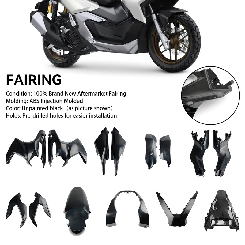 Honda ADV 160 2023 Bodywork Fairing ABS Injection Molding Unpainted