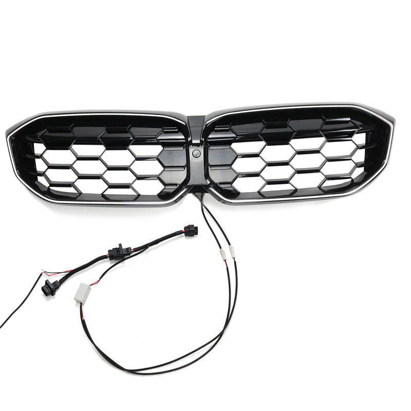 BMW 3 Series G20 G28 2023-2024 Diamond Gloss Black Front Kidney Grille Mesh