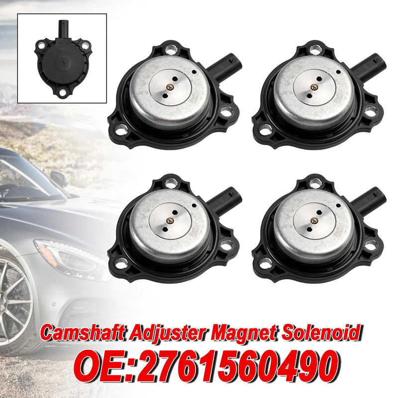2016-2017 AMG GT S Benz C350e C63 GLE63AMG G550 GLC300 GLE350 400 Metris S550e 4PC Camshaft Adjuster Magnet Solenoid 2761560490 2761560790