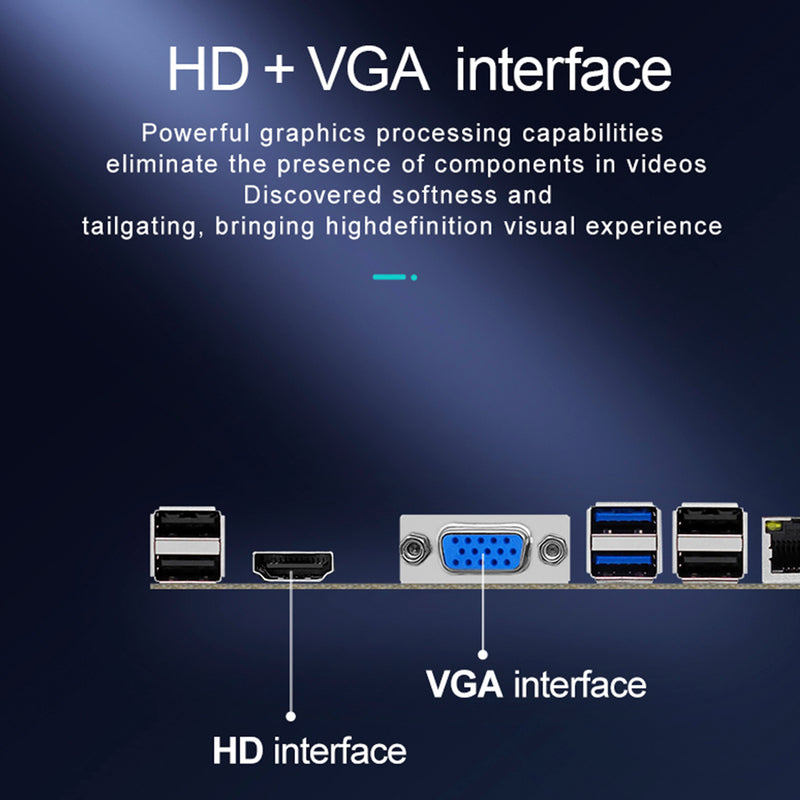 H510M-I Computer Motherboard LGA1200 CPU 1200-Pin DDR4 NVME WIFI Plate Board PC