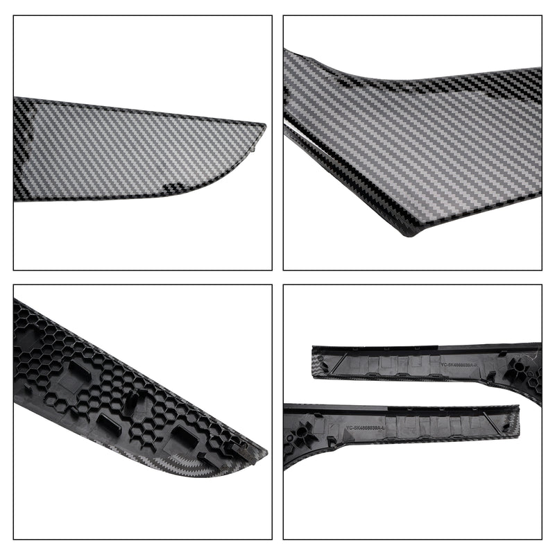 2pcs Left & Right Inner Door Handle Trim Cover For VW Golf 6 MK6 2009-2013