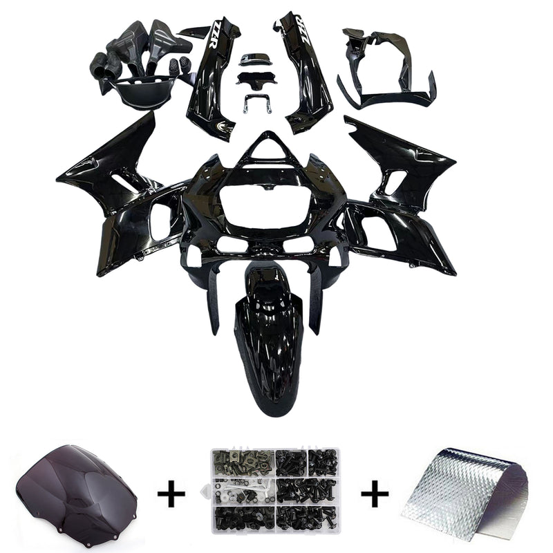 Amotopart Kawasaki ZZR400 1993-2007 ZZR600 1998-2003 Fairing Kit Bodywork Plastic ABS