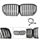 Double Slat Black Front Kidney Grille Fit BMW X5 G05 2019-2022 M-Performance
