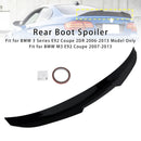 Gloss Black Rear Boot Spoiler For BMW 3 Series E92 06-13 Coupe PSM Style