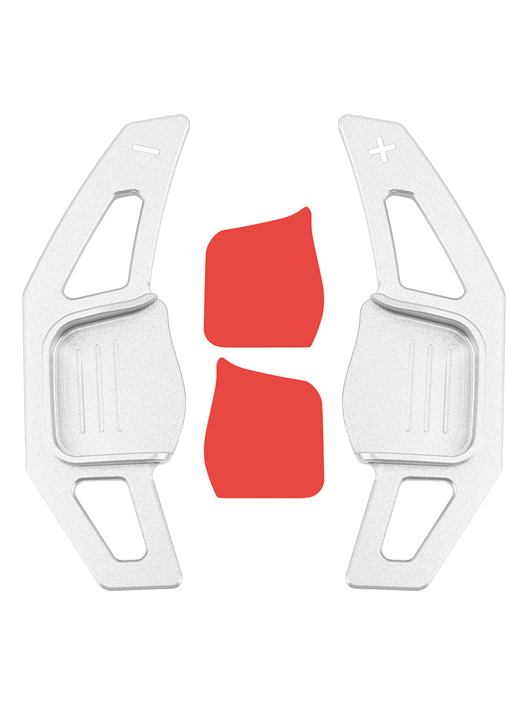 Steering Wheel Paddle Shifter Extension For Kia Forte Cadenza Aluminium Silver