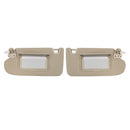 2PCS Beige Sun Visor Left & Right 96401-3TA2A 96400-3TA2A For Nissan Altima 2013-2018
