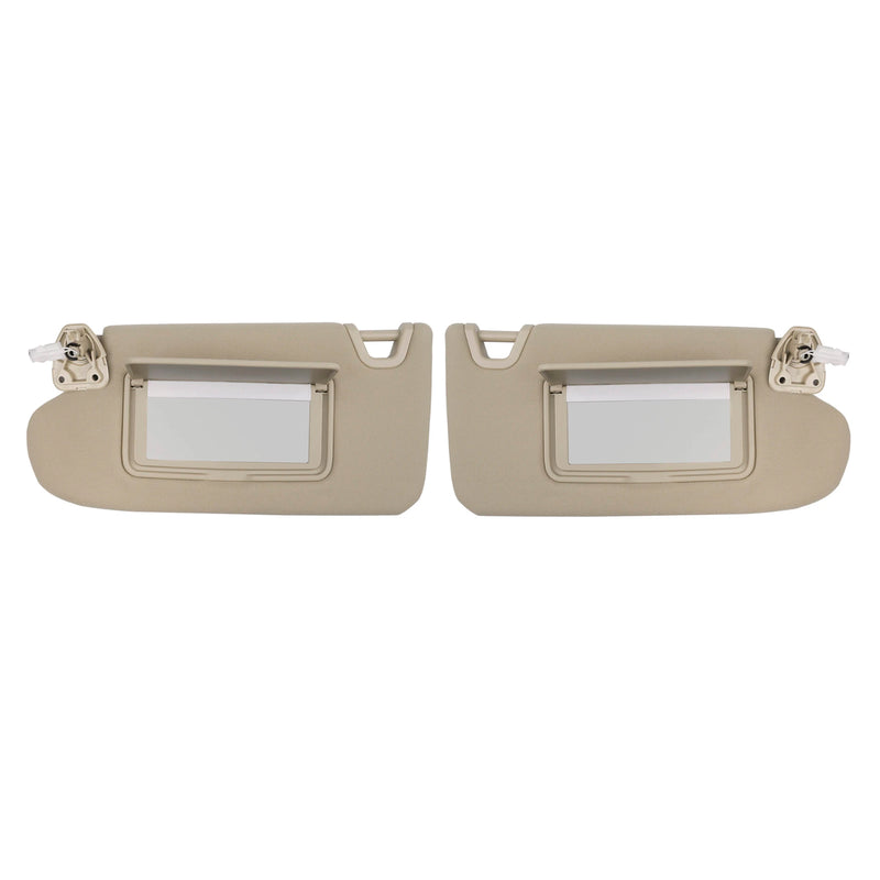 2PCS Beige Sun Visor Left & Right 96401-3TA2A 96400-3TA2A For Nissan Altima 2013-2018